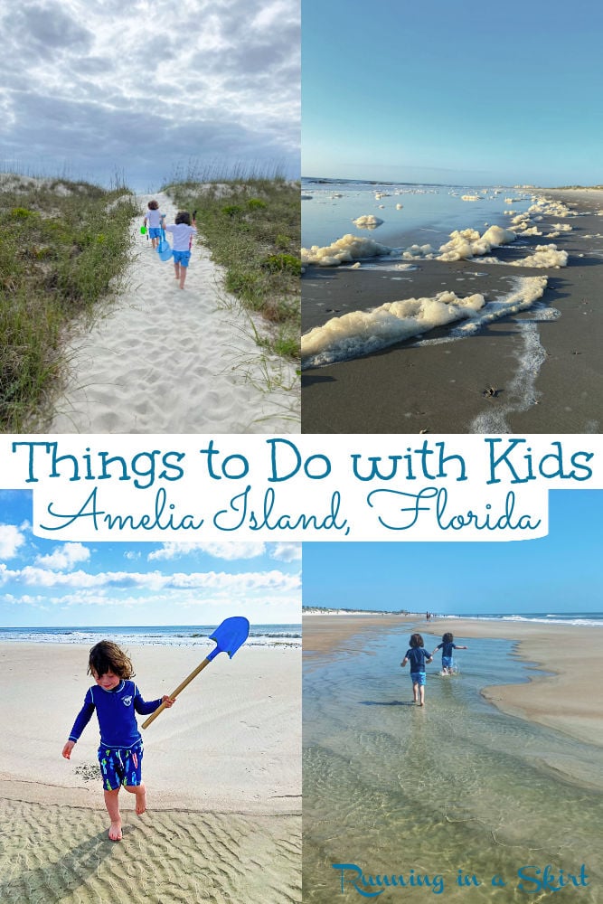 Amelia Island Things to Do with Kids Pinterest Collage