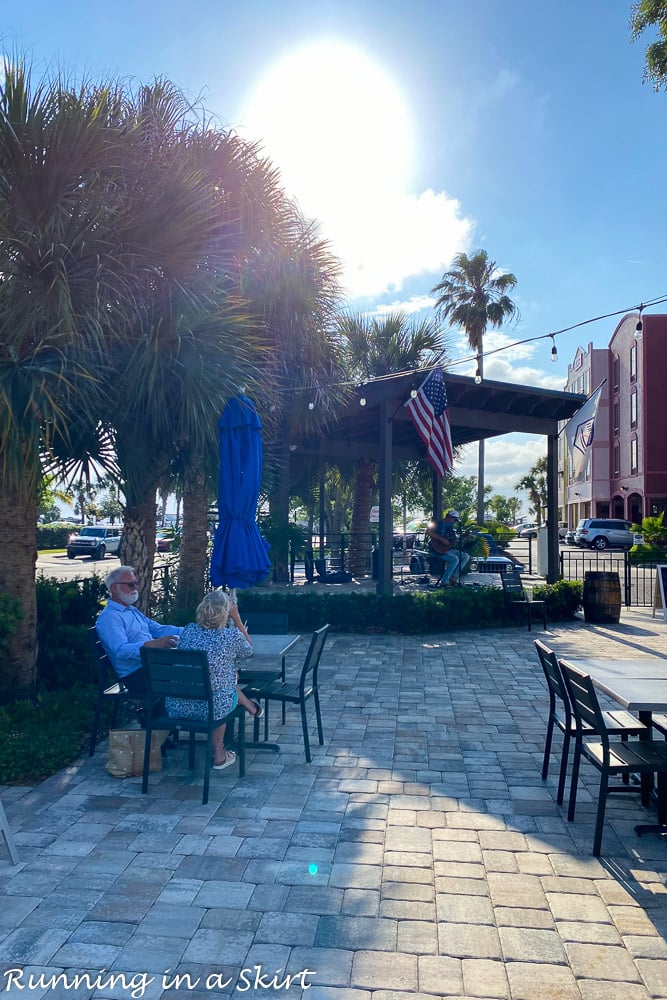 The Boat House stage in Fernandina Beach