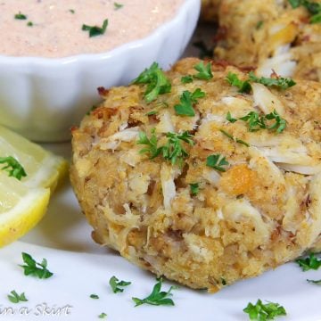 Healthy Broiled Crab Cakes - No Mayo! « Running in a Skirt