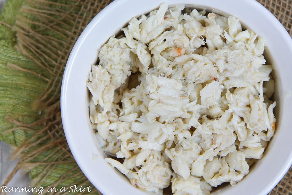 Lump Crab Meat - the best crab meat for crab cakes.