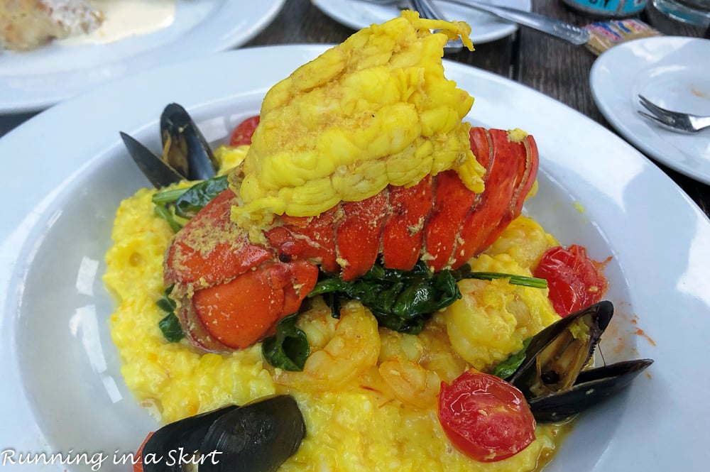 Lobster at Fishcamp on Hilton Head Island.