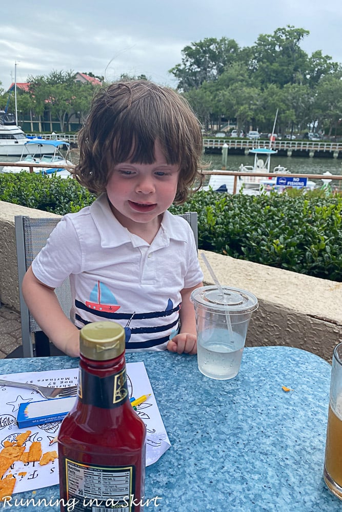 Hilton Head restaurants on the water - View from Scott's Fish Market