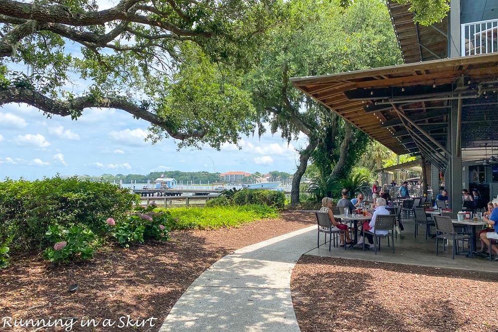 Hilton Head restaurants on the water - Waterview from Dockside.