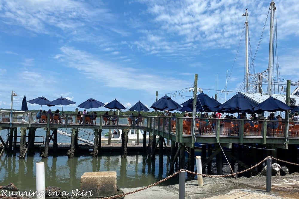 Hilton Head restaurants on the water - Outside of Hudson's