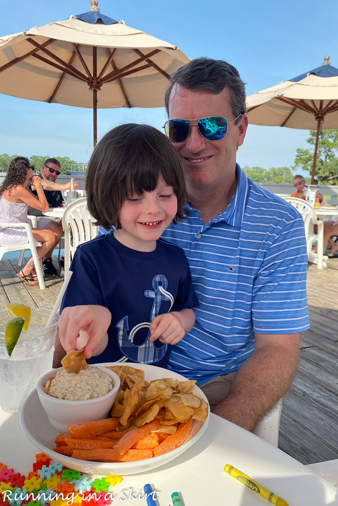 Crab Dip at The Salty Dog Hilton Head Island.