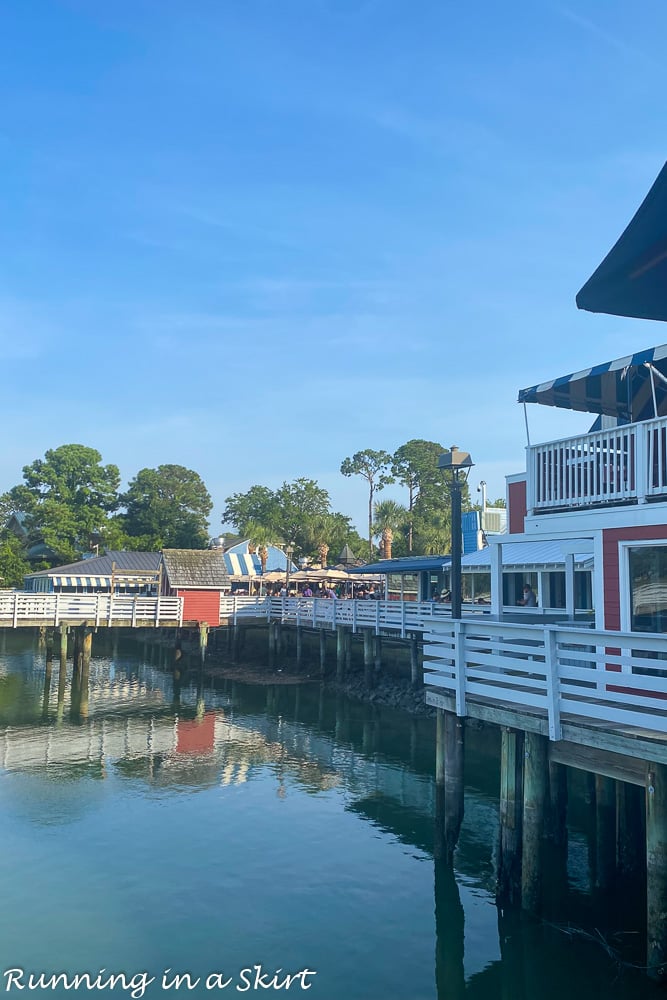 Hilton Head restaurants on the water - Waterview from The Salty Dog.