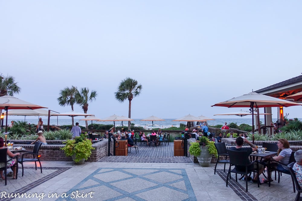 Hilton Head restaurants on the water - Oceanview from Coast
