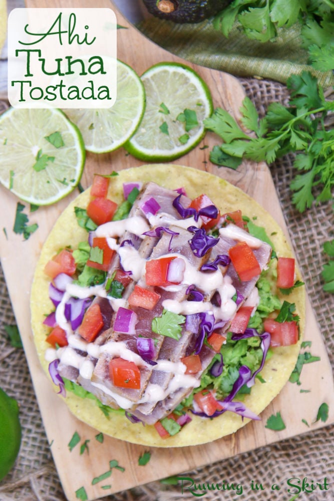 Ahi Tuna Tostada recipe