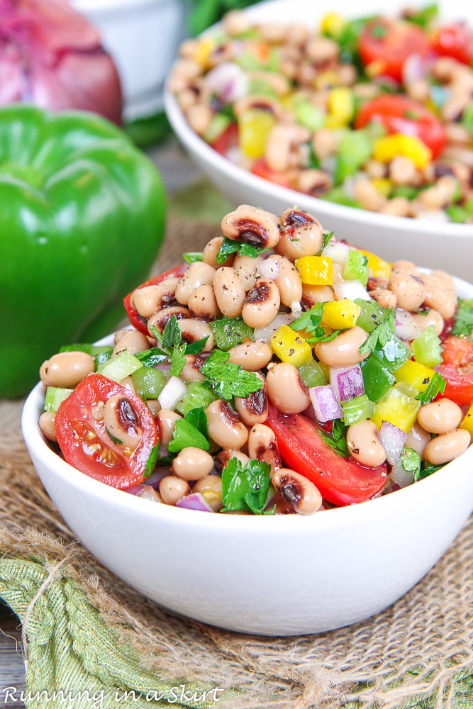 Black Eyed Pea Salad with Italian Dressing « Running in a Skirt