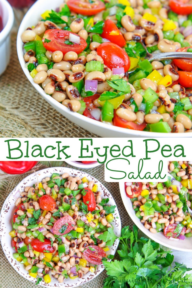 Black Eyed Pea Salad via @juliewunder