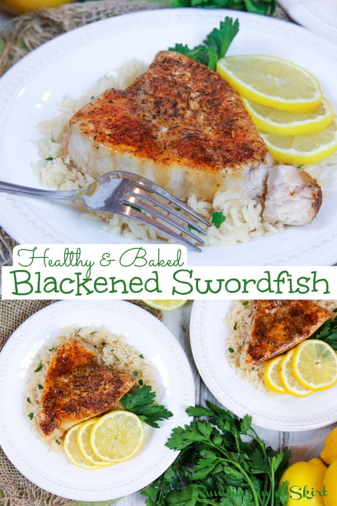 Blackened Swordfish via @juliewunder