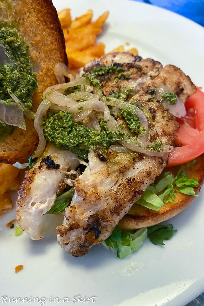 Best Isle of Palms Restaurants - The Refuge - Grouper Sandwich