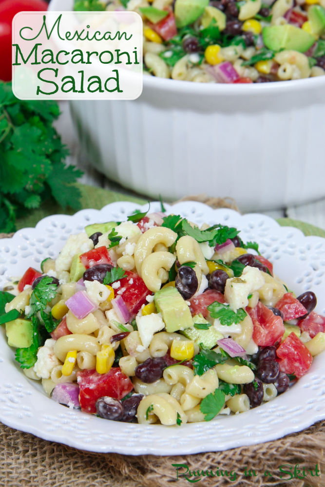 Mexican Macaroni Salad Pinterest Pin