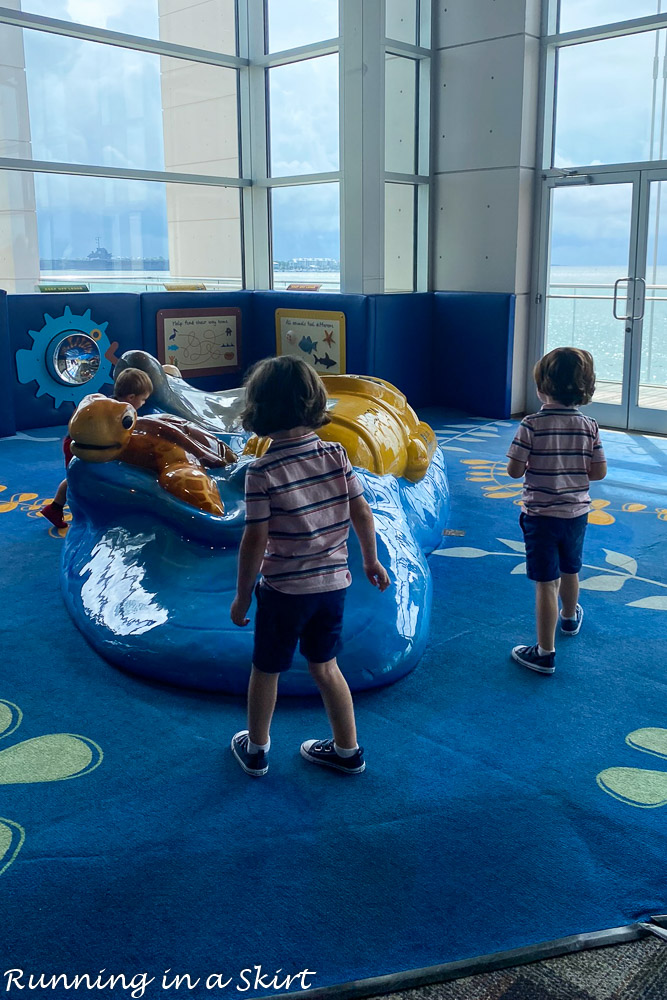 South Carolina Aquarium Charleston play area.