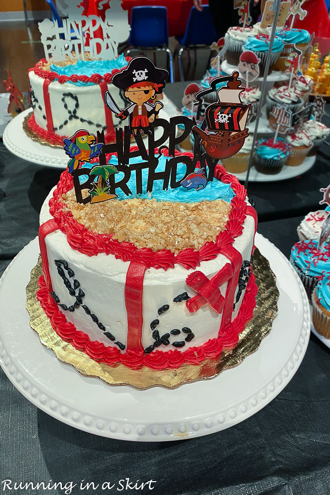 Pirate Birthday Party Cake