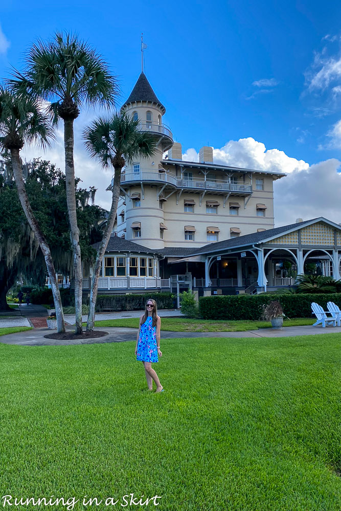 View of Jekyll Island Club Hotel.