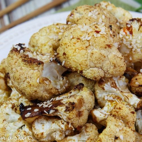 Roasted Asian Cauliflower « Running in a Skirt