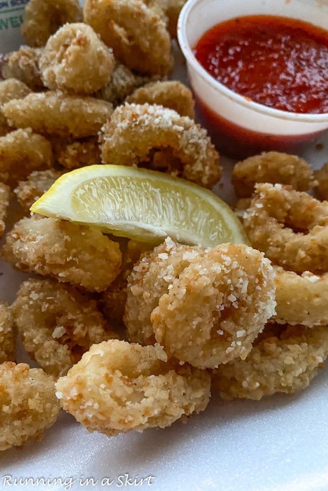 Jekyll Island Restaurants - Beach House Calamari 