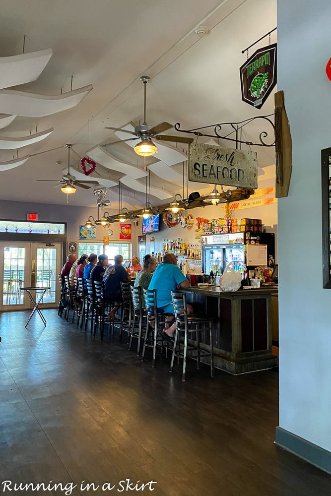 Jekyll Island Restaurants- Zachry's Riverhouse interior dining