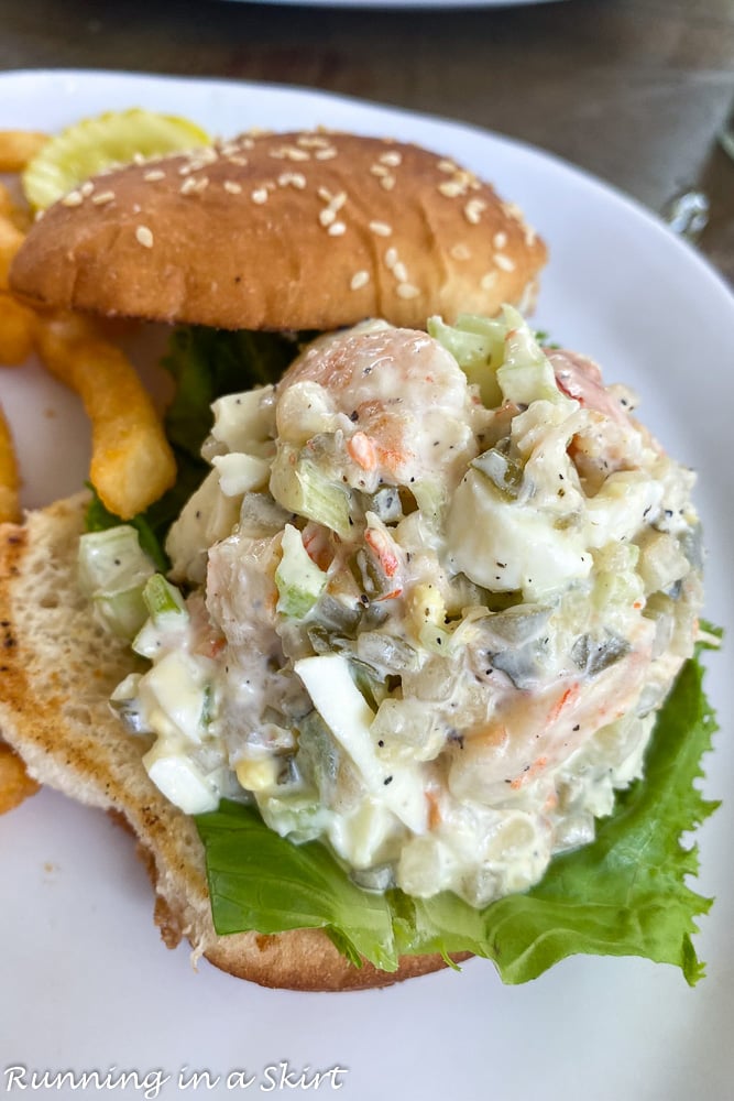 Zachry's Riverhouse Shrimp Salad Sandwich
