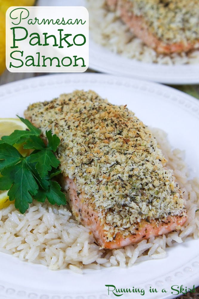 Healthy Salmon Recipes for Dinner - Parmesan Panko Salmon