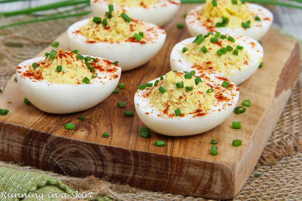 Greek Yogurt Deviled Eggs No Mayo « Running in a Skirt