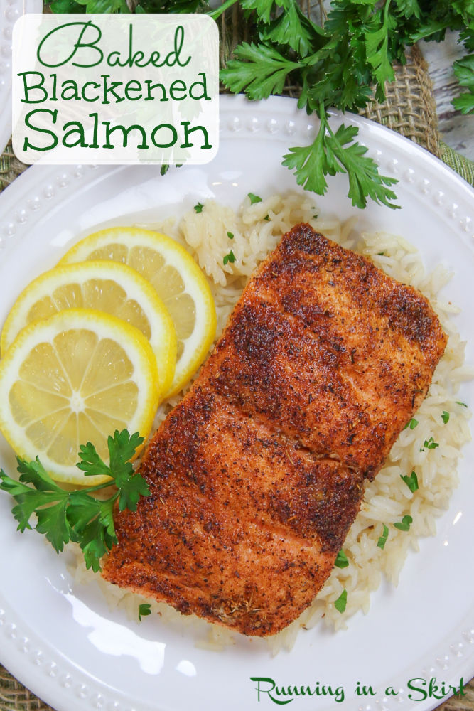 Baked Blackened Salmon