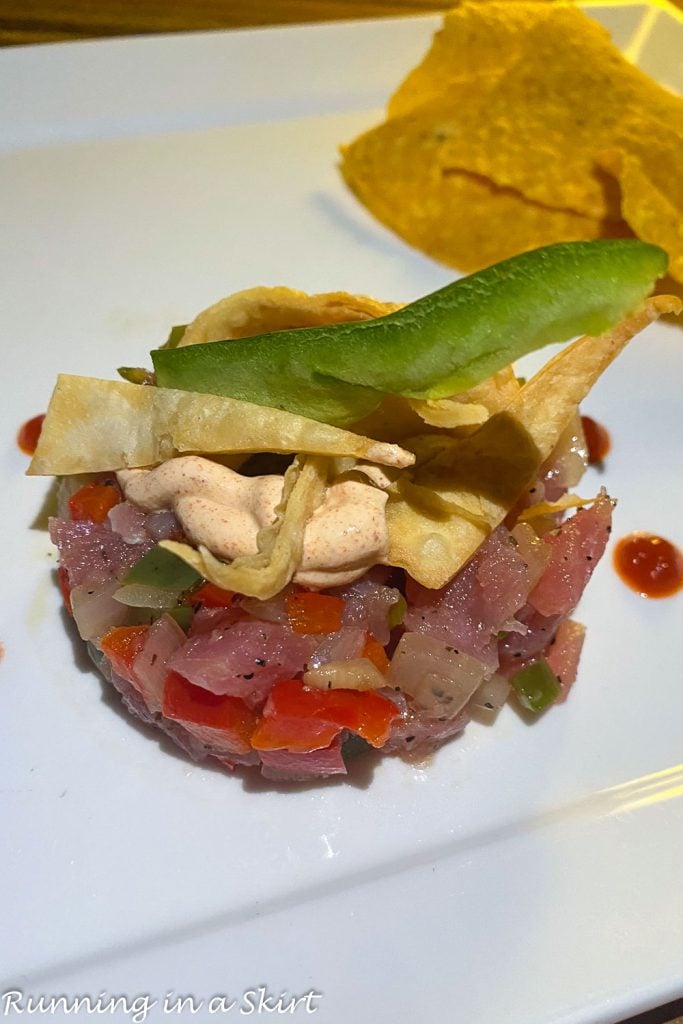 Beaches Turks and Caicos restaurants Arizona's Dinner Tuna