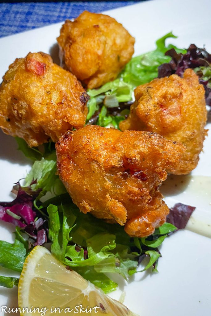 Beaches Turks and Caicos restaurants Conch Fritters Barefoot by the Sea