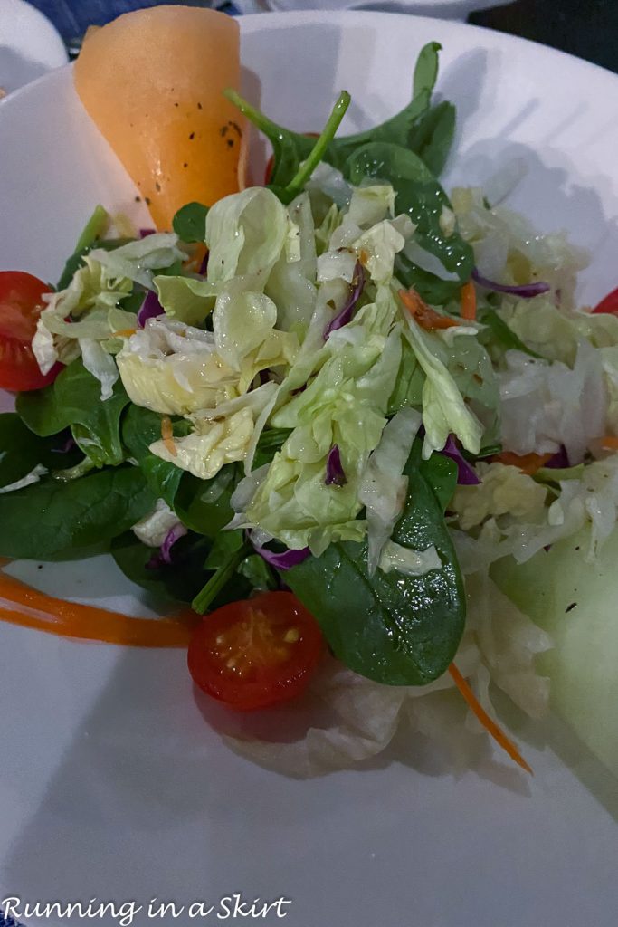 Beaches Turks and Caicos restaurants - Salad at Neptunes
