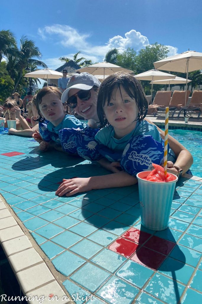 Swim Up Bar at Pirates Island Water Park