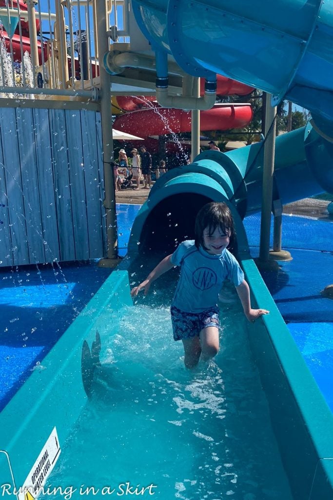 Pirates Island Water Park slide