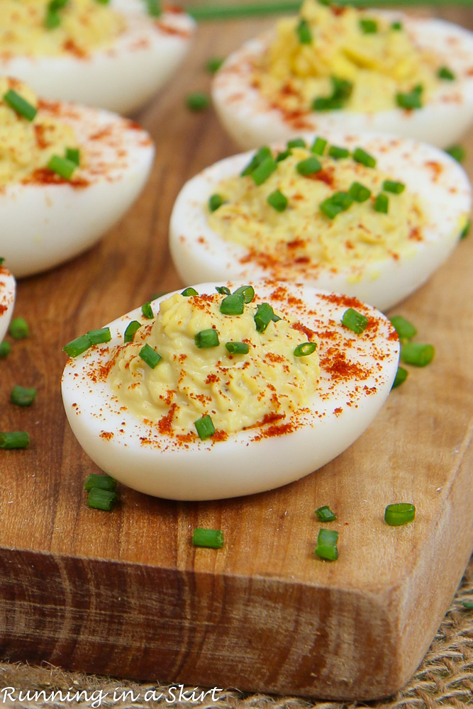 Greek Yogurt Deviled Eggs No Mayo « Running in a Skirt