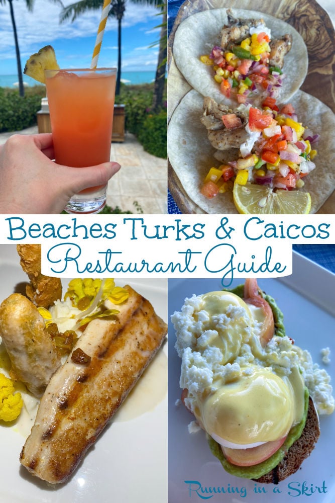 Beaches Turks and Caicos restaurants Pinterest Collage