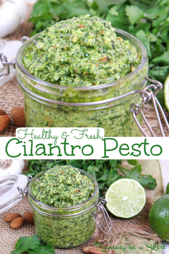 Cilantro Pesto recipe via @juliewunder