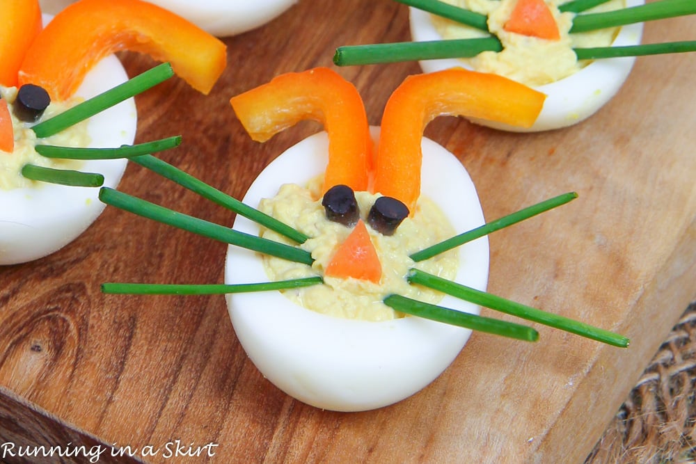 Easter Deviled Eggs Bunnies! « Running in a Skirt