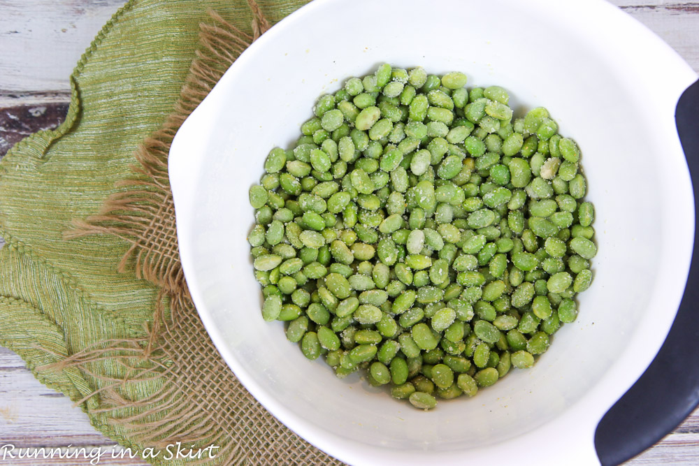 How to Make Dry Roasted Edamame at Home « Running in a Skirt