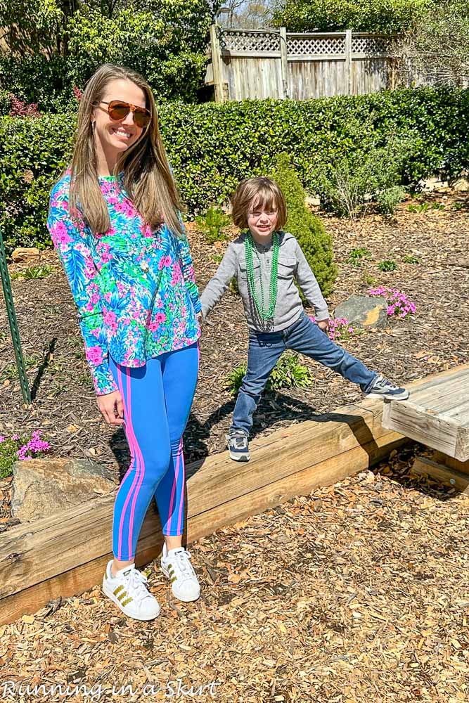 Greenville SC Zoo mom with toddder.