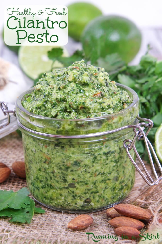 Cilantro Pesto recipe Pinterest Pin