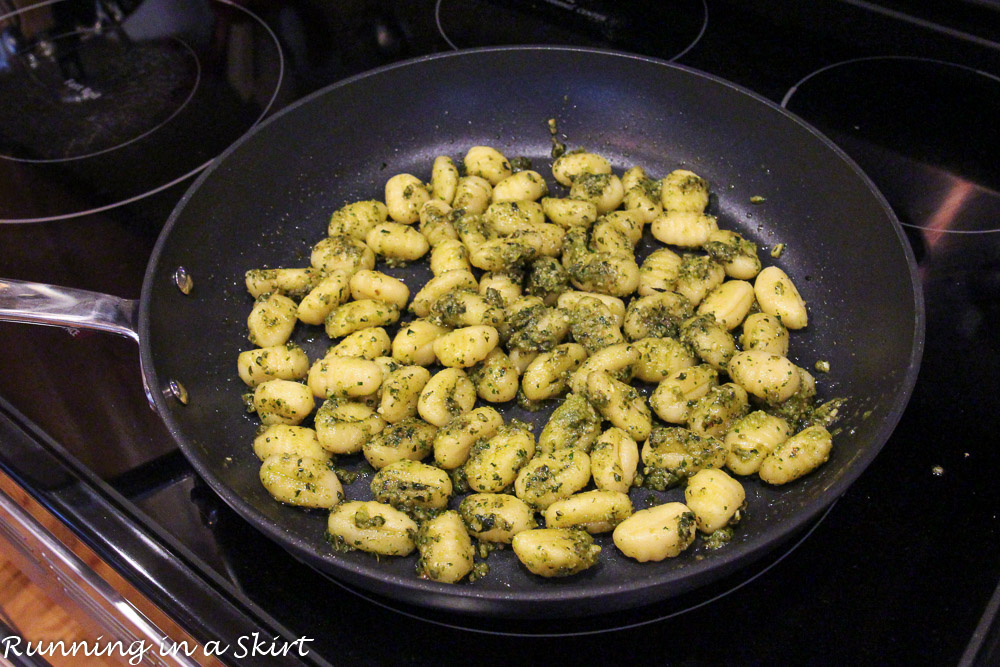 Gnocchi Pesto recipe Healthy & Creamy! « Running in a Skirt