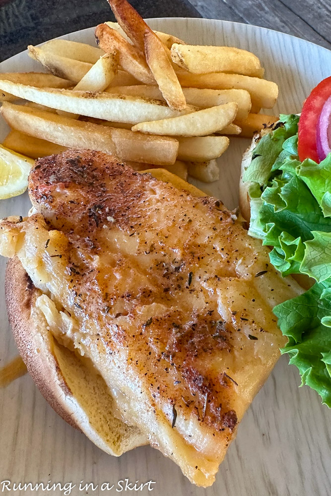 Marco Island restaurants - Capri Fish House Grouper Sandwich