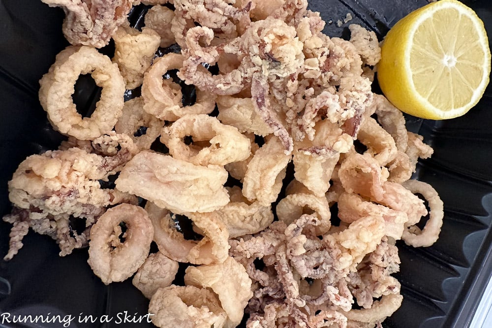 Marco Island restaurants- Da vinci's calamari
