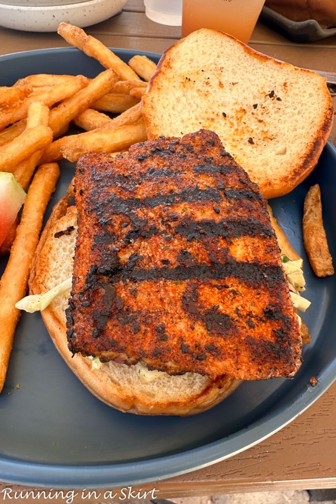 Kane's Tiki Bar & Grill Grouper Sandwich