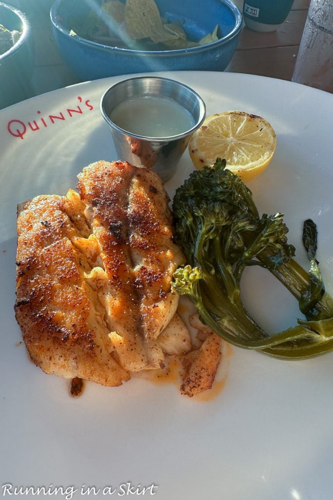 Marco Island restaurants fresh fish at Quinn's