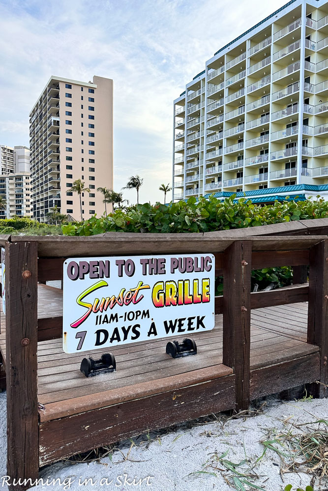 Marco Island restaurants - Sunset Grille