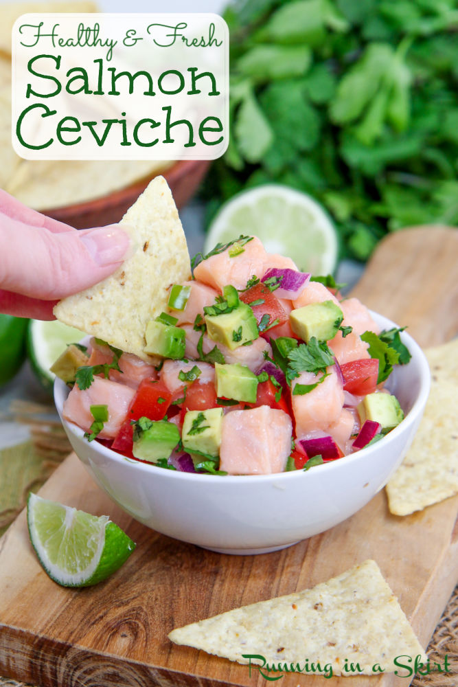 Salmon Ceviche Pinterest Pin