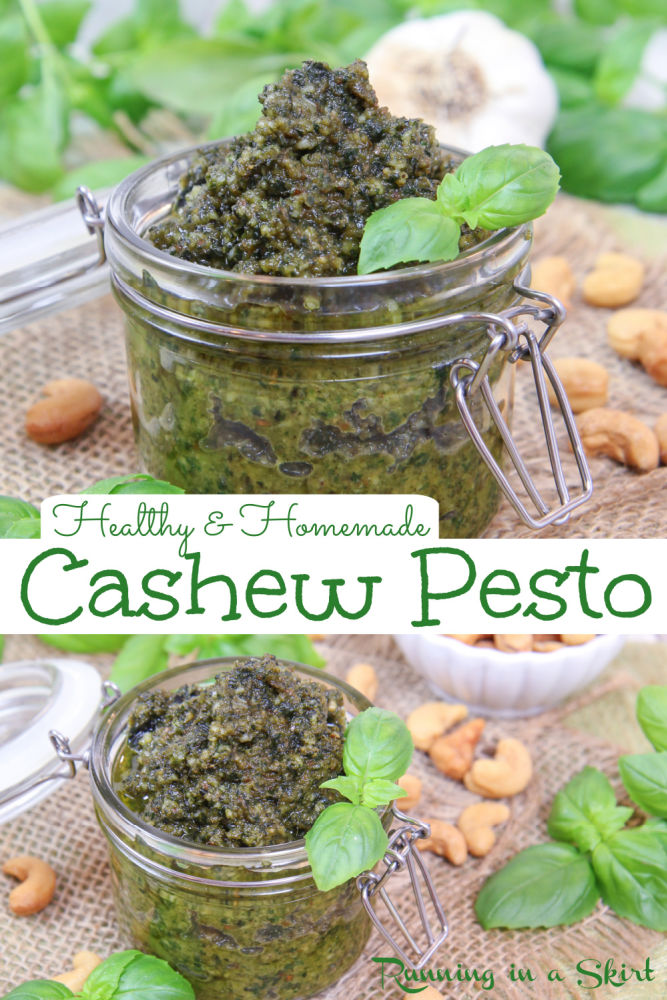 Cashew Pesto Recipe via @juliewunder