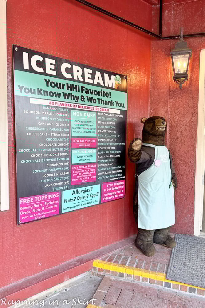 Things to Do in Hilton Head with Kids - Cinnamon Bear Ice Cream