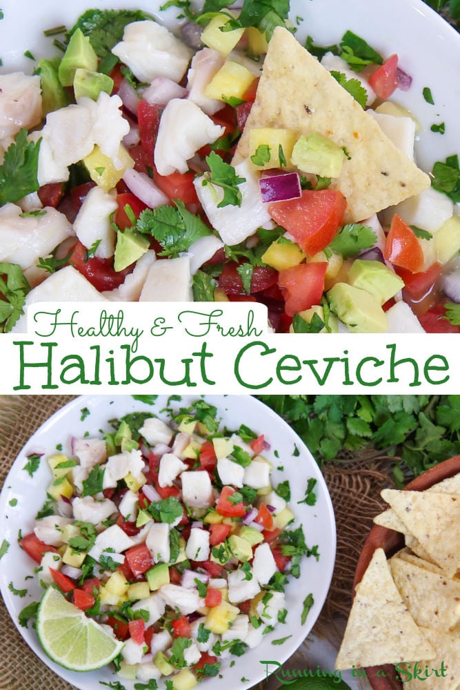 Pineapple Halibut Ceviche via @juliewunder