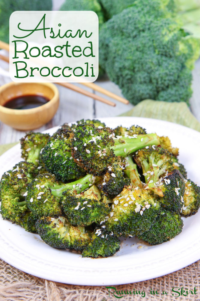 Roasted Asian Broccoli recipe Pinterest Pin